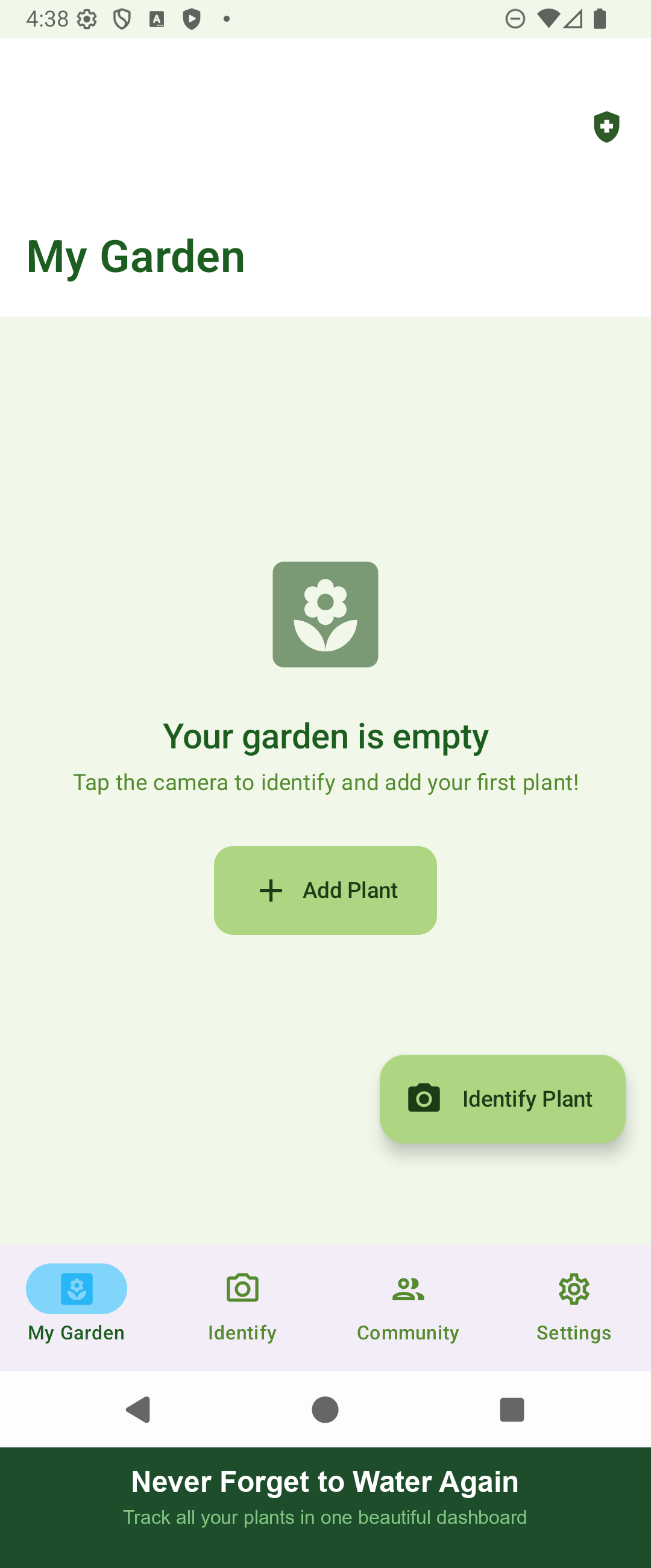 BotanAI Garden Dashboard - Track all your plants